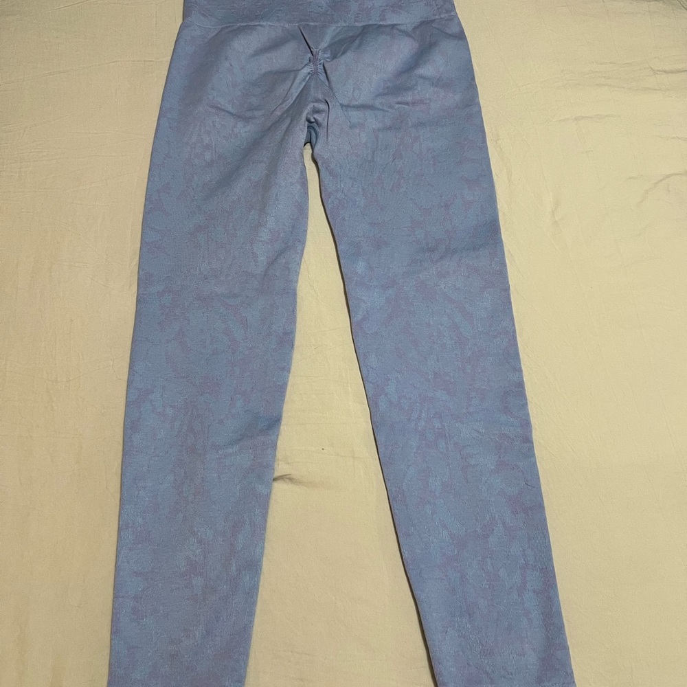 Gymshark Teal Patterned Leggings